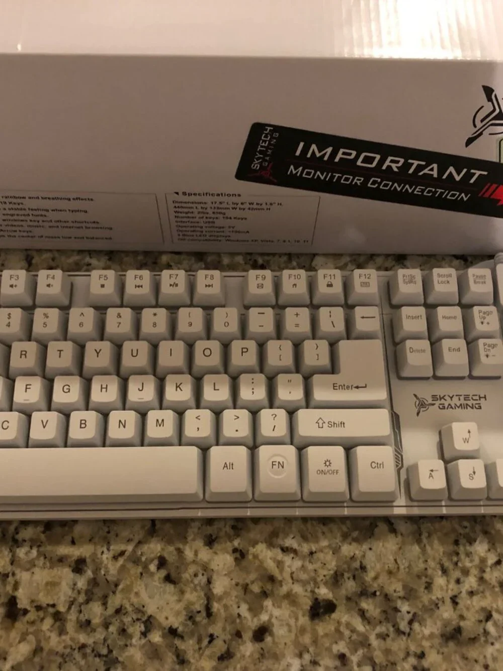 Skytech Gaming Classic K-1000 RGB Gaming Keyboard - NEW